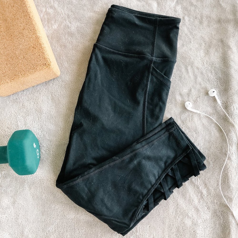 VS Victoria Sport Crop Leggings | Size S